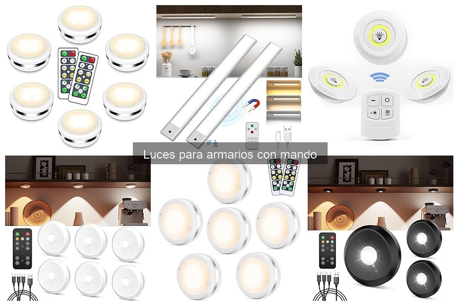 Precios de luces para armarios con mando: las mejores ofertas