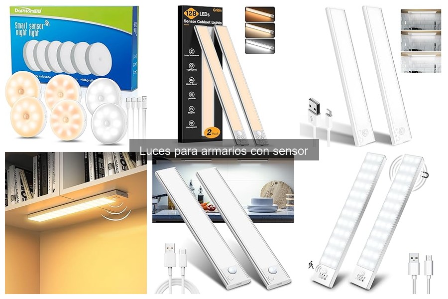 Precios de luces para armarios con sensor en Amazon