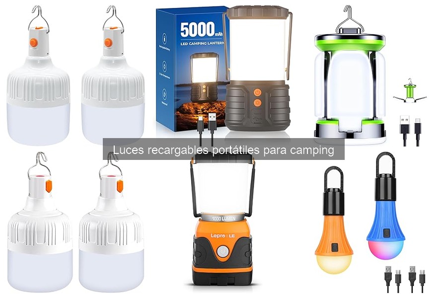 Precios de Luces Recargables Portátiles para Camping