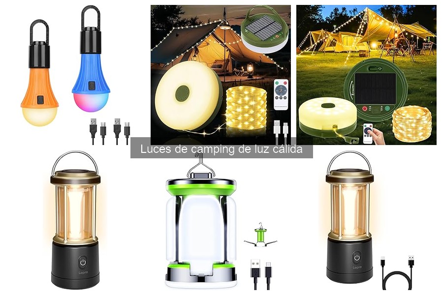 Precios y Dónde Comprar Luces de Camping de Luz Cálida