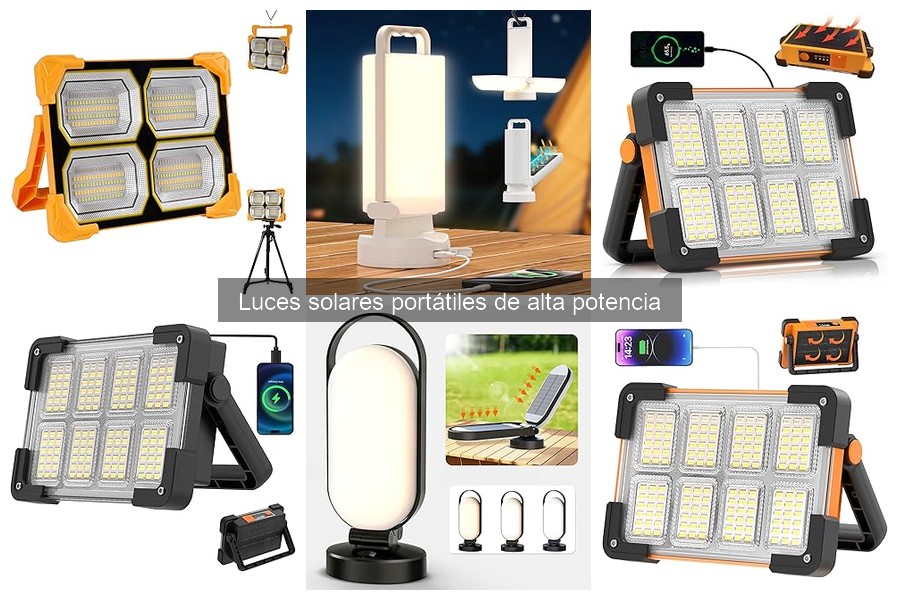 Precios y dónde comprar luces solares portátiles de alta potencia