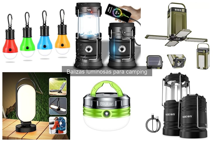 Preguntas frecuentes sobre balizas luminosas para camping