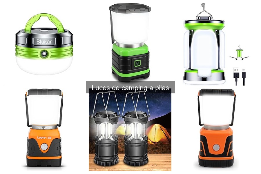 Preguntas Frecuentes sobre Luces de Camping a Pilas