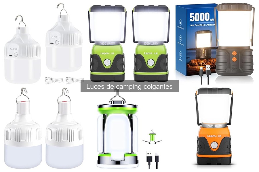 Preguntas Frecuentes sobre Luces de Camping Colgantes