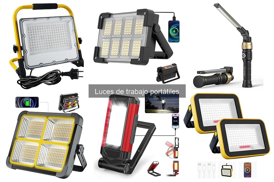 Preguntas Frecuentes sobre Luces de Trabajo Portátiles