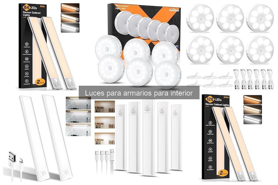 Preguntas frecuentes sobre luces para armarios interior