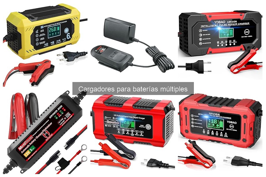 Problemas comunes al usar cargadores de baterías múltiples