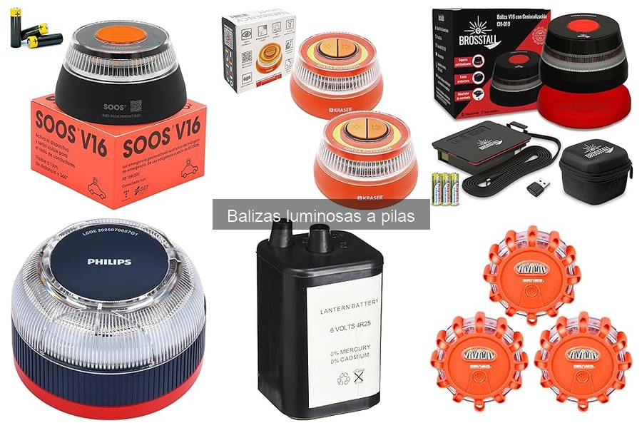 ** Problemas comunes con balizas luminosas a pilas y soluciones