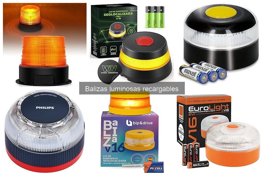 Problemas comunes con balizas luminosas recargables y soluciones