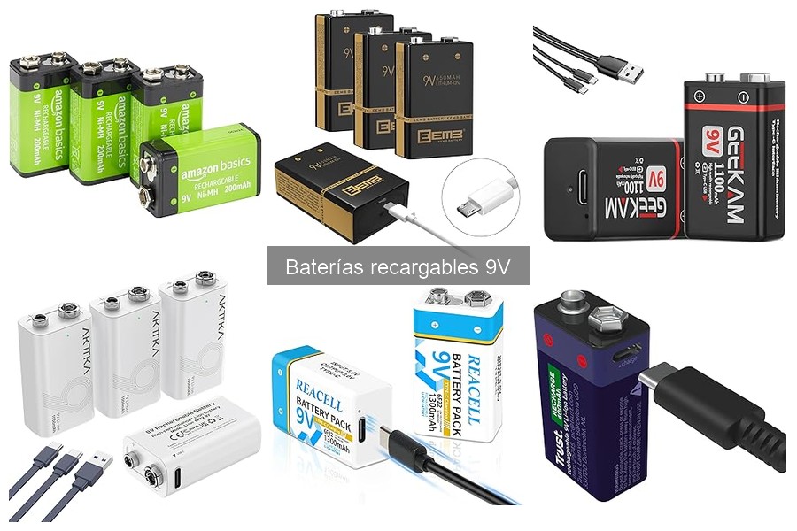 Problemas comunes con baterías recargables de 9V y soluciones