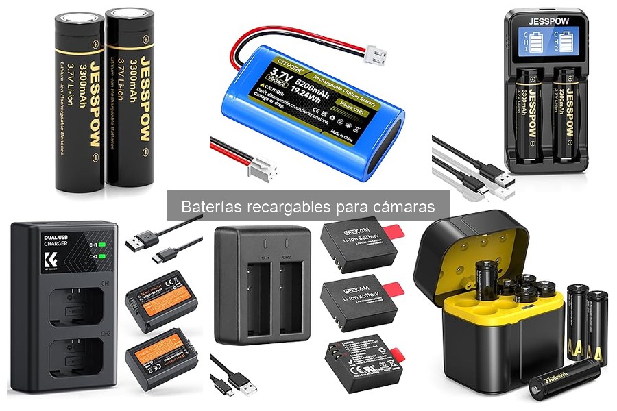 Problemas comunes con baterías recargables en cámaras