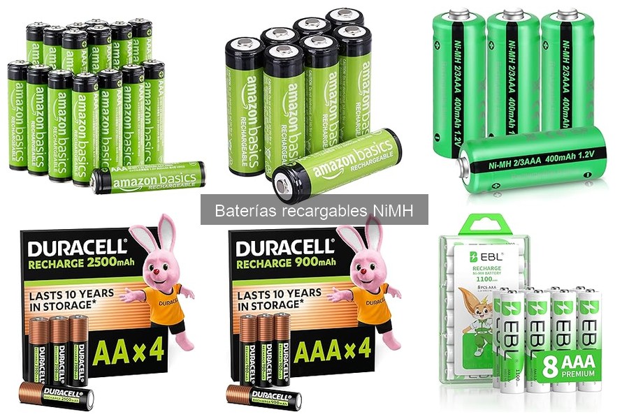 Problemas comunes con baterías recargables NiMH y soluciones