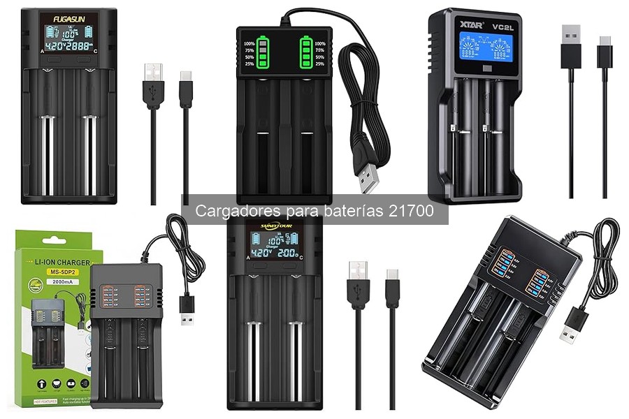Problemas comunes con cargadores de baterías 21700