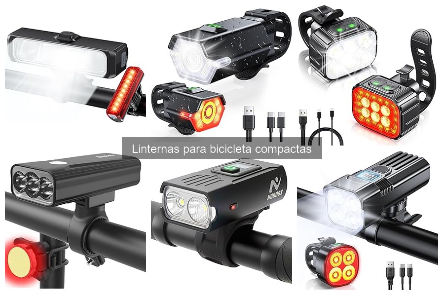 Problemas comunes con linternas para bicicleta compactas