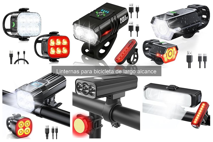 Problemas comunes con linternas para bicicleta de largo alcance