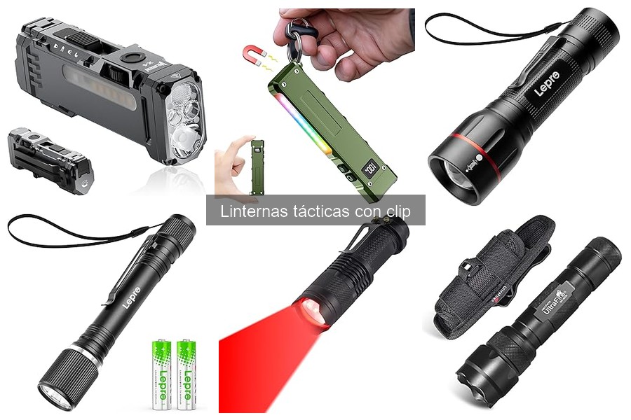 Problemas comunes con linternas tácticas con clip: soluciones
