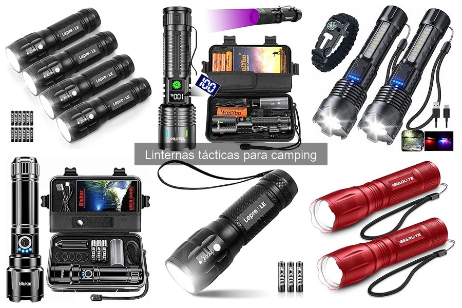 Problemas comunes con linternas tácticas para camping y soluciones