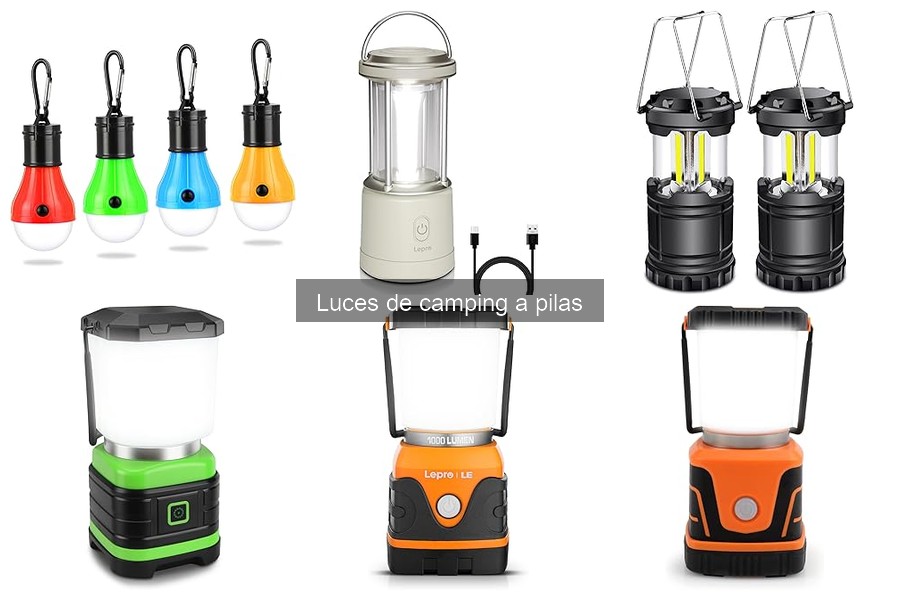 Problemas comunes con luces de camping a pilas y soluciones