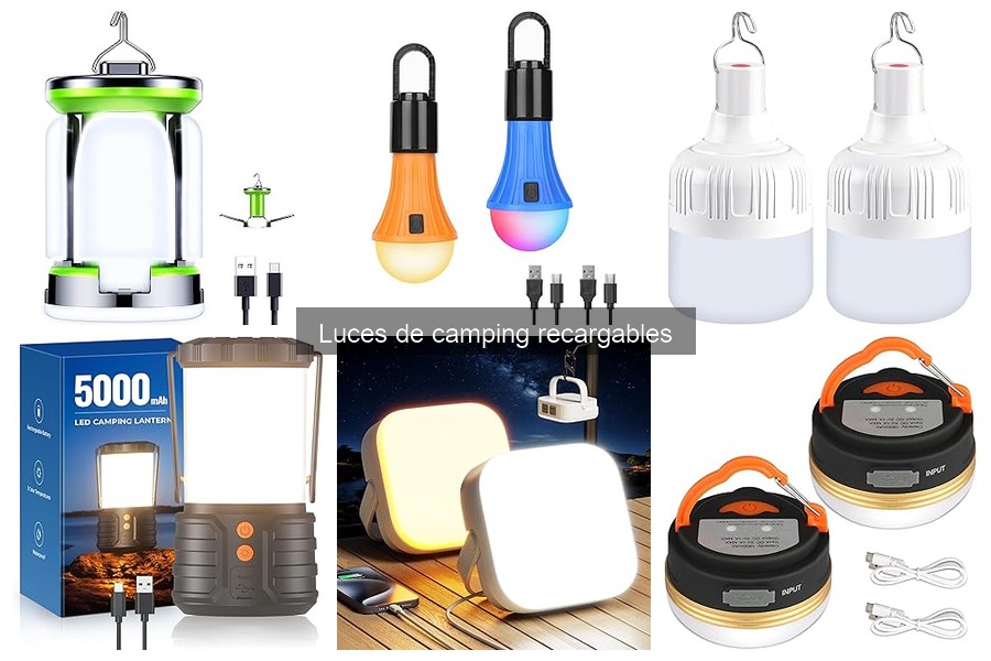 Problemas comunes con luces de camping recargables y soluciones