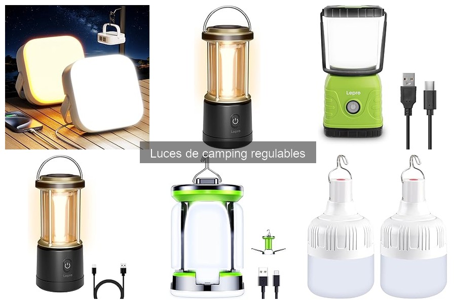 Problemas comunes con luces de camping regulables y sus soluciones
