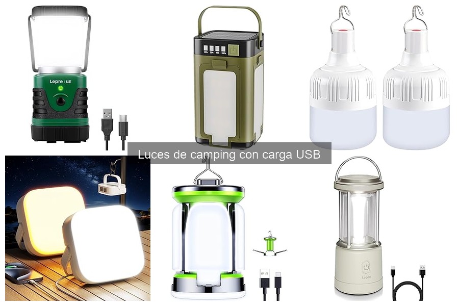 Problemas comunes con luces de camping USB y sus soluciones