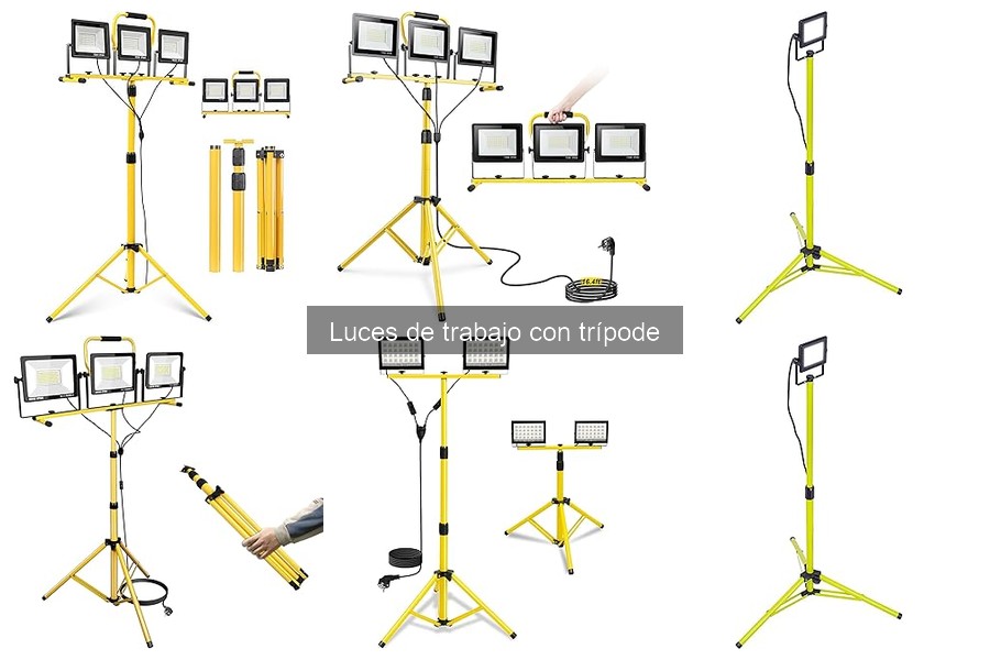 Problemas comunes con luces de trabajo con trípode y soluciones