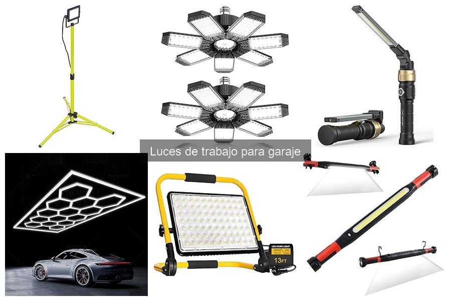 Problemas comunes con luces de trabajo en el garaje