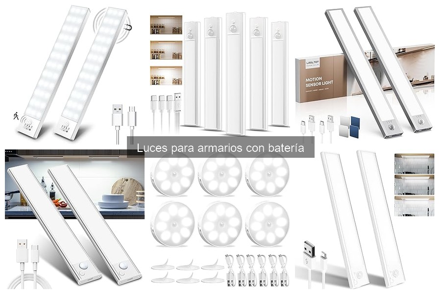 Problemas comunes con luces para armarios con batería