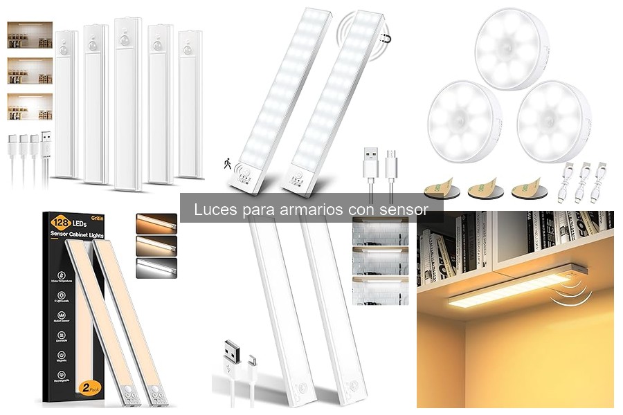 Problemas comunes con luces para armarios con sensor