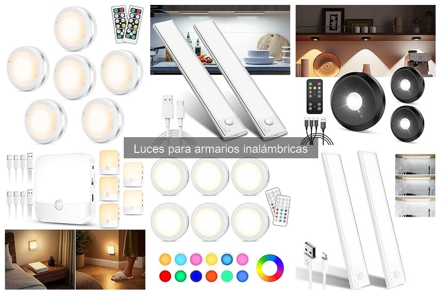 Problemas comunes con luces para armarios inalámbricas y soluciones