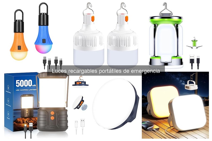 Problemas comunes con luces recargables de emergencia y soluciones