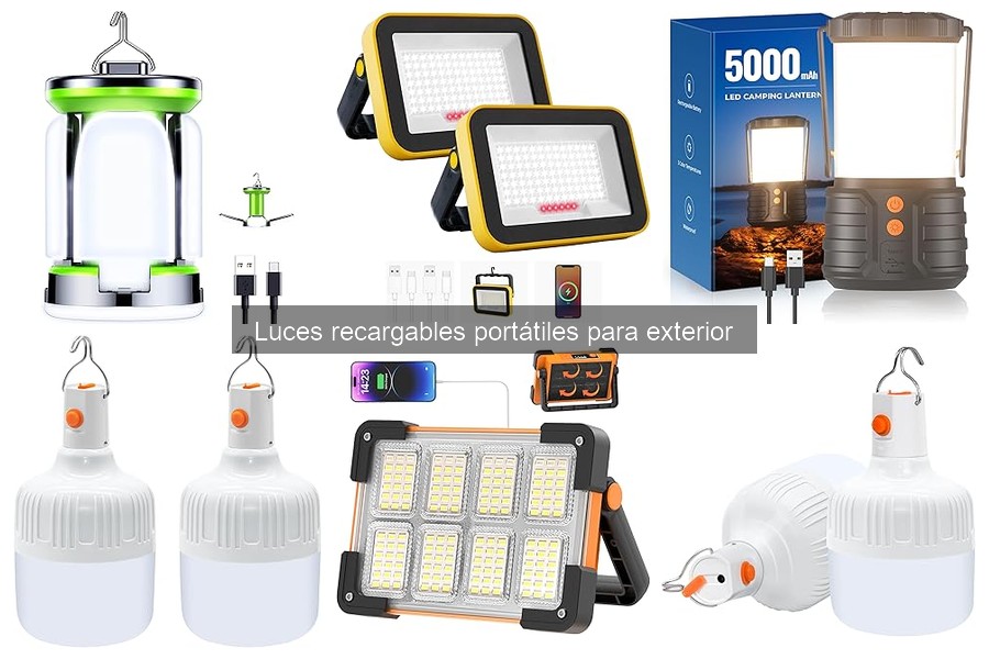 Problemas comunes con luces recargables para exterior