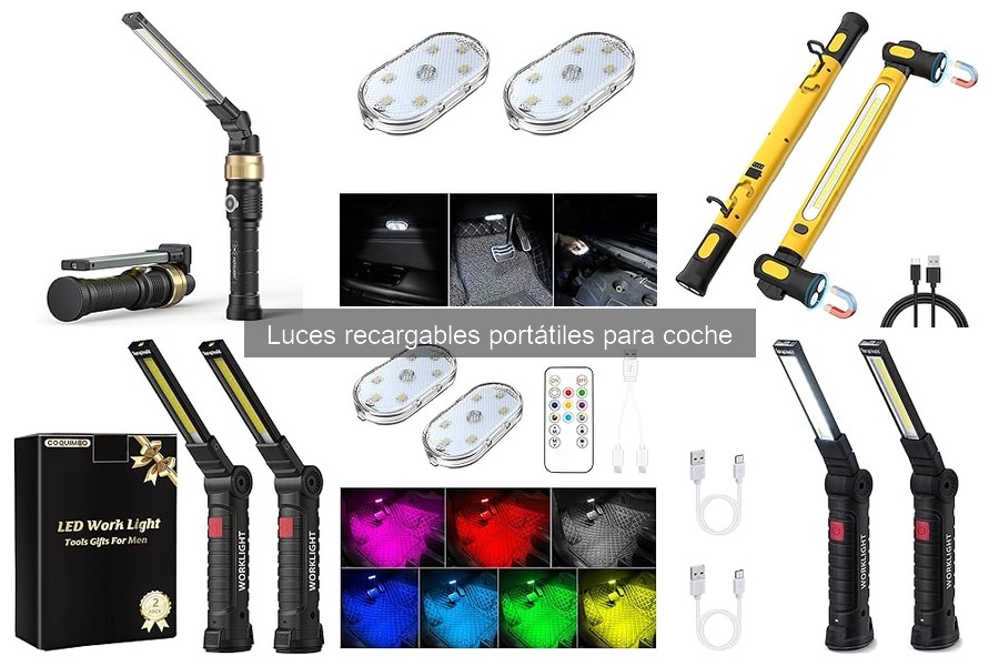 Problemas Comunes con Luces Recargables Portátiles para Coche