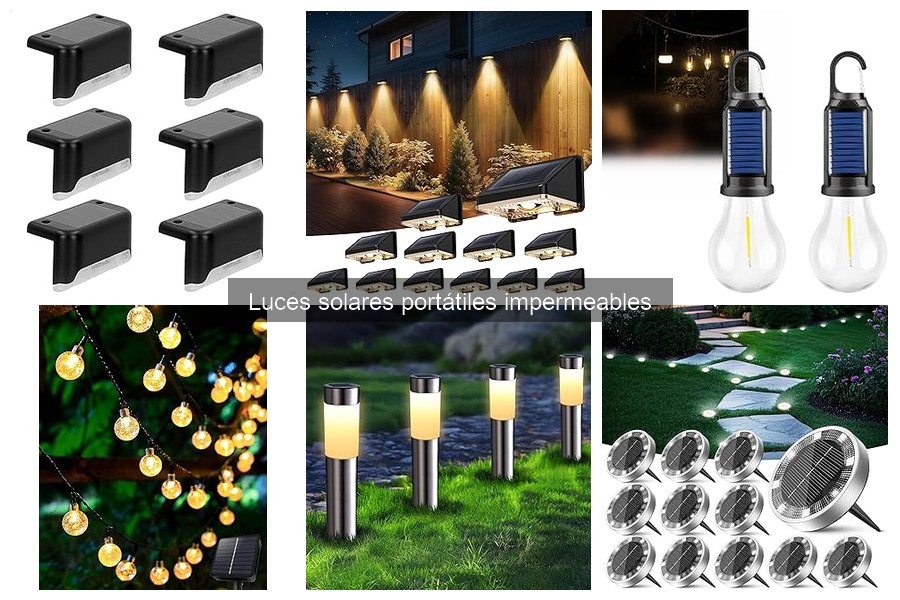 Problemas comunes con luces solares portátiles impermeables
