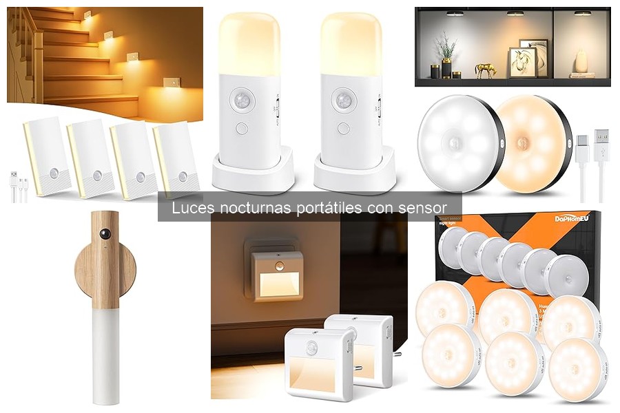 Problemas comunes de luces nocturnas portátiles con sensor