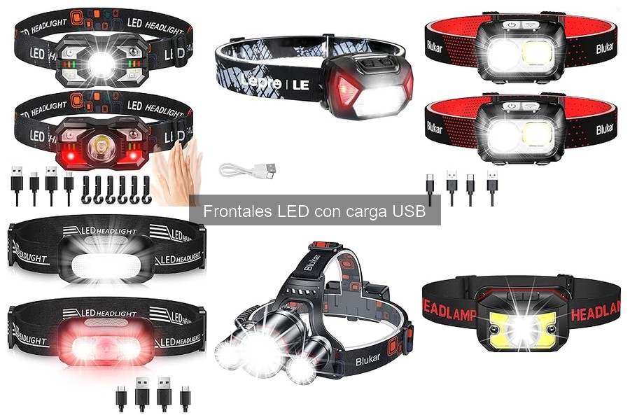 Problemas Comunes en Linternas Frontales LED con Carga USB