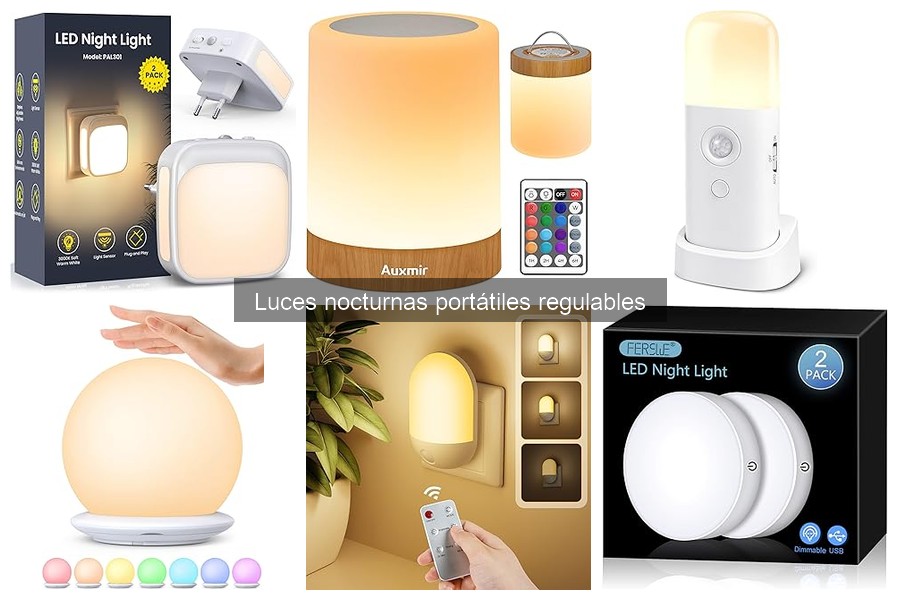 Problemas frecuentes con luces nocturnas portátiles y soluciones