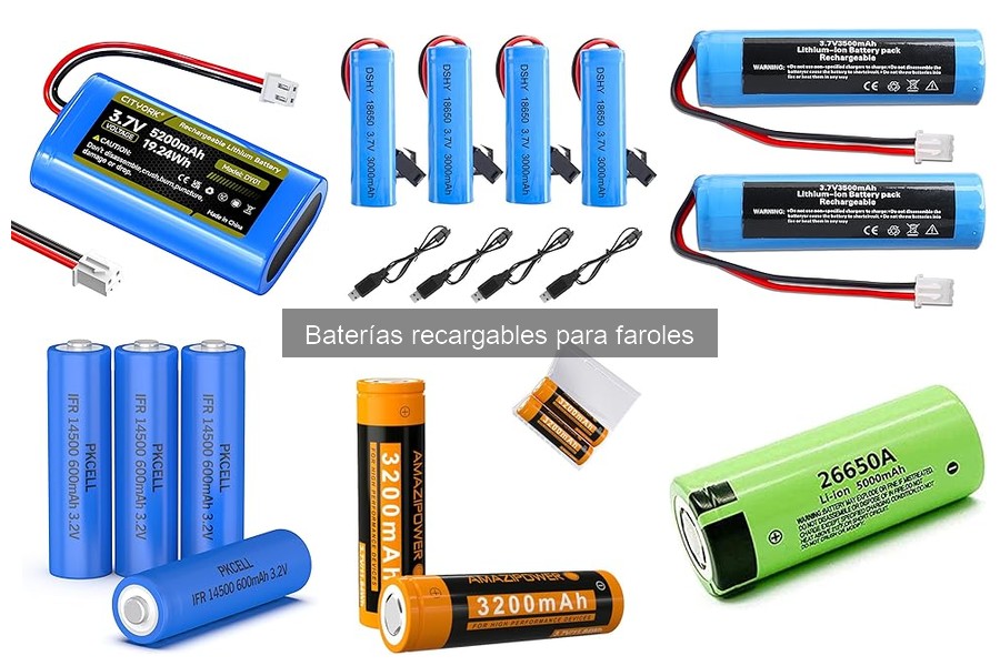Problemas y soluciones comunes con baterías recargables para faroles