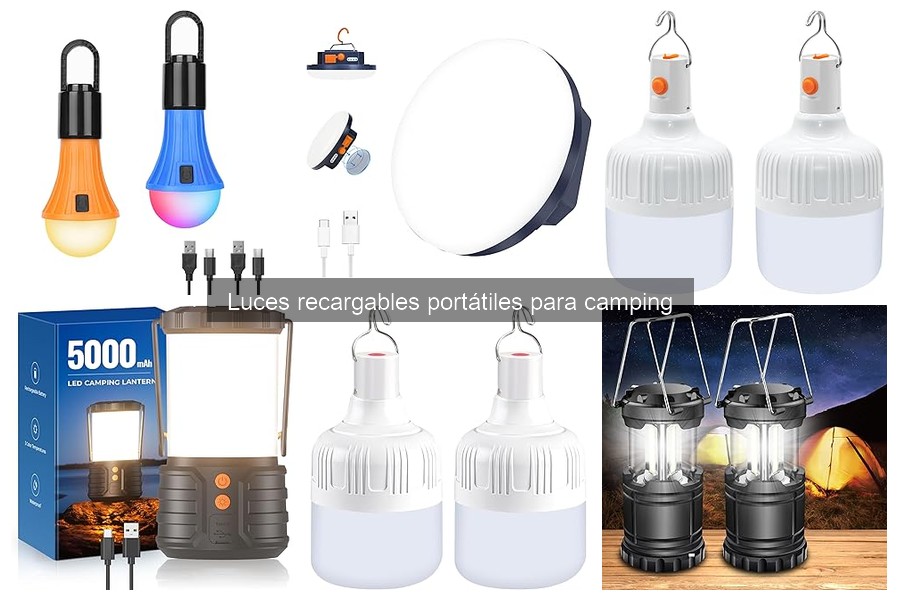 Problemas y soluciones de luces recargables para camping