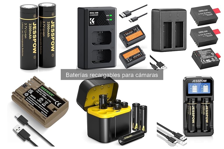 ¿Qué baterías recargables son compatibles con mi cámara?