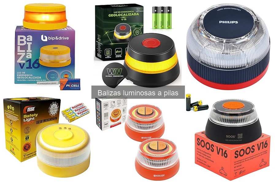 ¿Qué baterías son mejores para tus balizas luminosas a pilas?