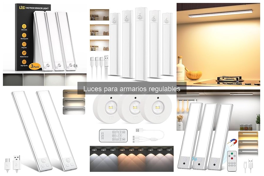 ¿Qué bombilla elegir para luces regulables en armarios?