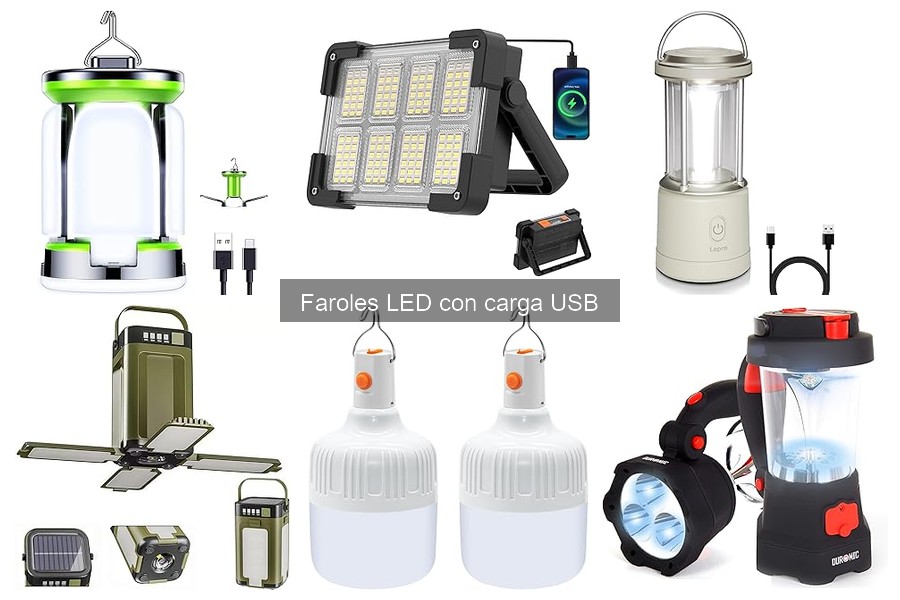¿Qué es un farol LED con carga USB? Descubre sus ventajas