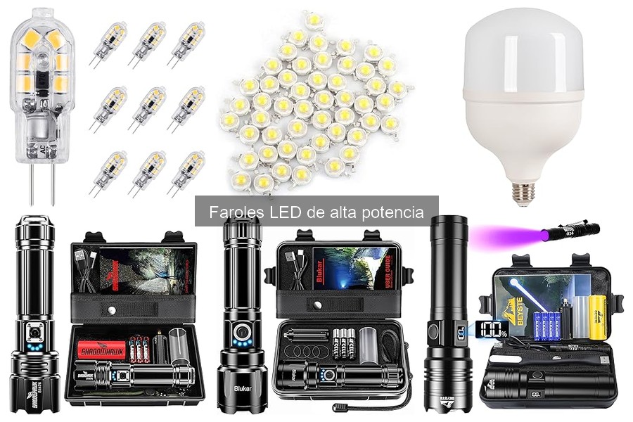 ¿Qué es un farol LED de alta potencia? Beneficios y características