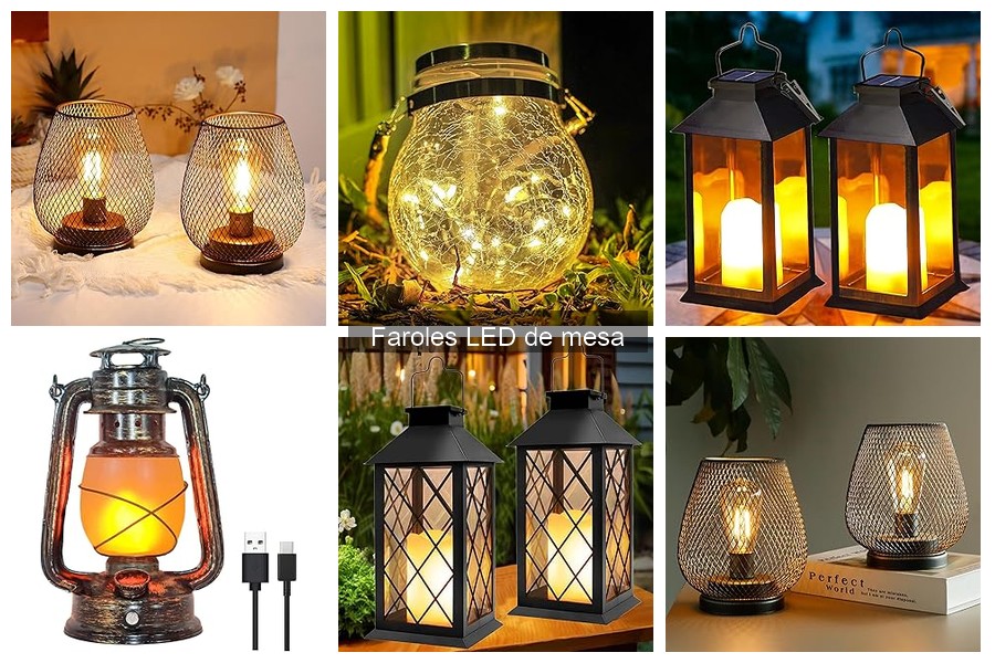 ¿Qué es un farol LED de mesa? Características y funciones