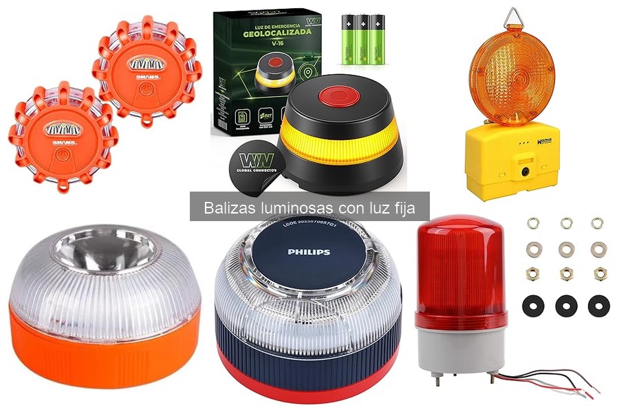 ¿Qué es una baliza luminosa con luz fija? Características y funciones