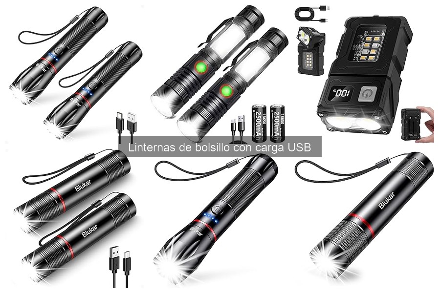 ¿Qué es una linterna de bolsillo con carga USB? Características