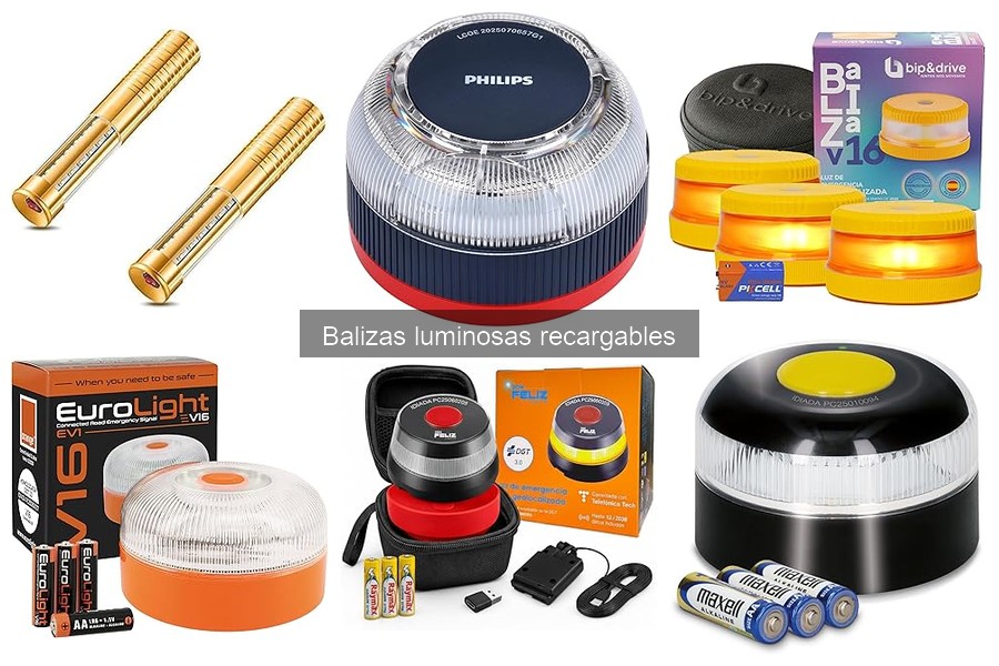 ¿Qué son las balizas luminosas recargables? Guía completa