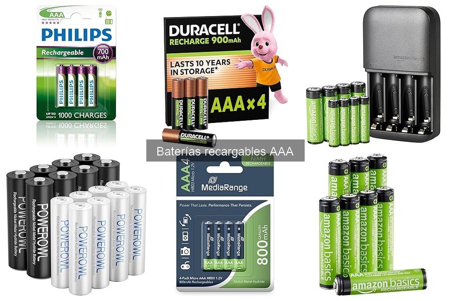 ¿Qué son las baterías recargables AAA? Guía y Características