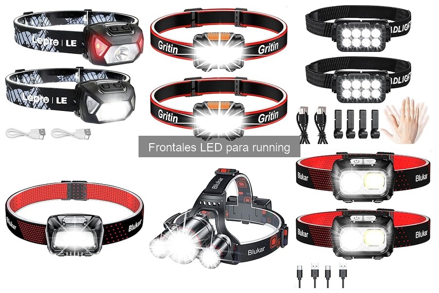 ¿Qué son las linternas frontales LED para running?